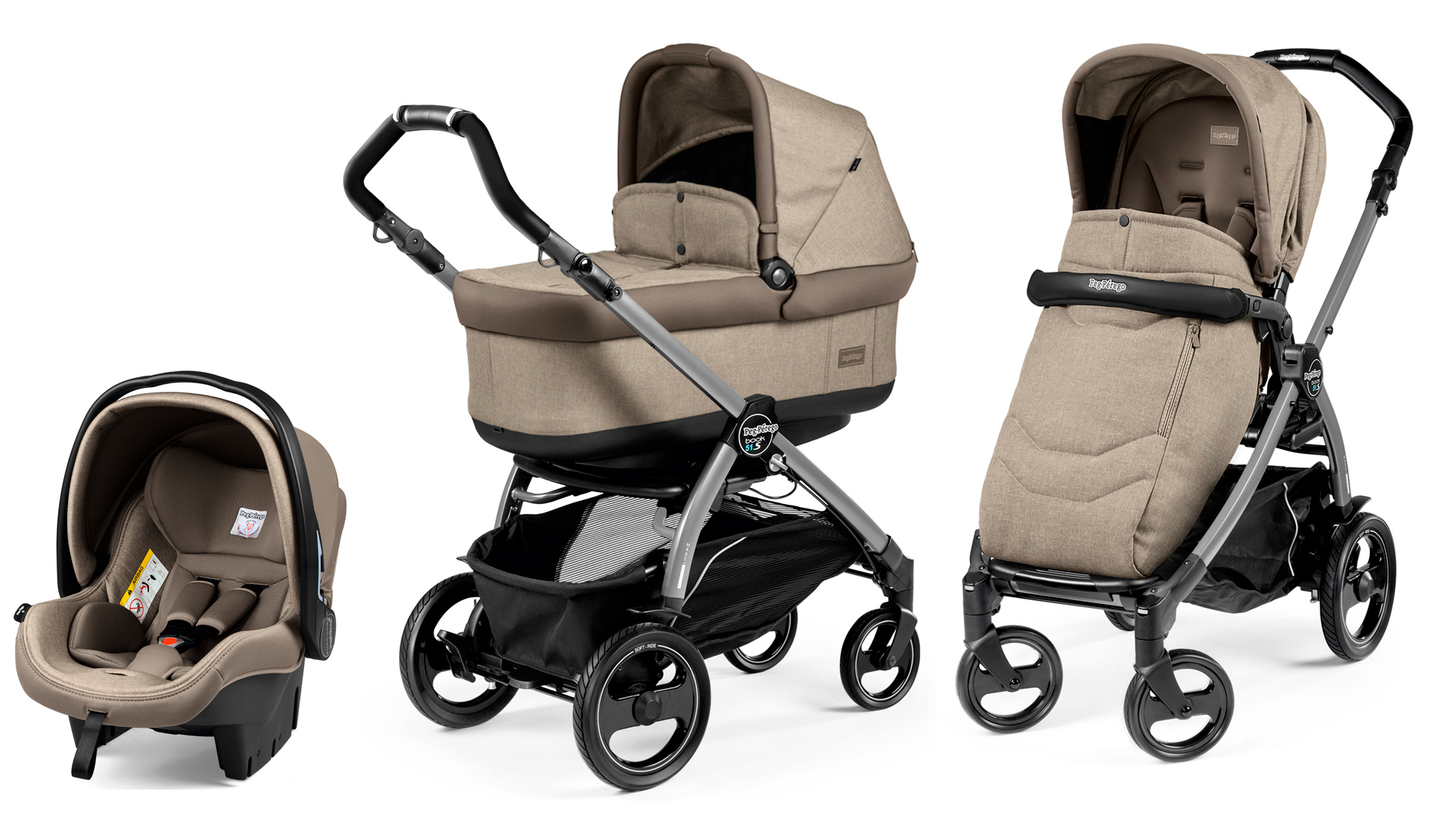 Peg-Perego Book 51S Pop Up Modular Team Cream
