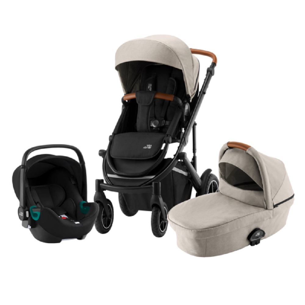 Коляска 3 в 1 Britax Römer Smile III i-sense Pure Beige/Space Black