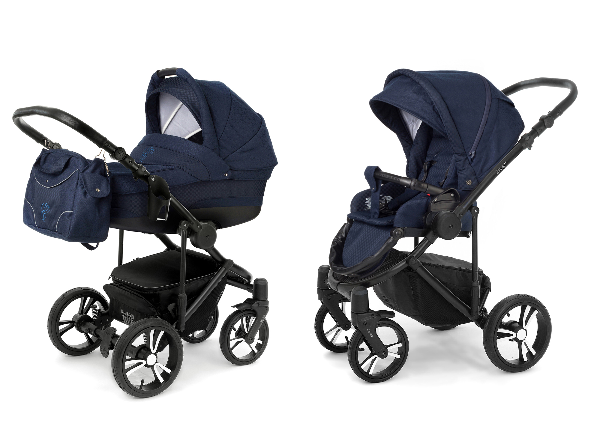 Коляска 2 в 1 Esspero Magic Pro (шасси Black) Mar Carbon
