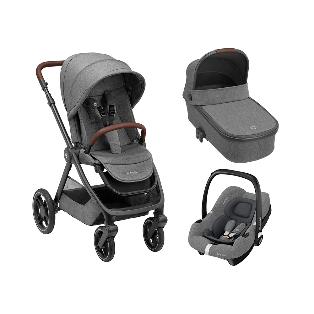 Коляска 3 в 1 Maxi-Cosi Oxford CabrioFix I-Size Select Grey