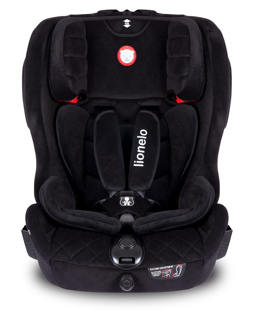 Автокресло Lionelo Jasper Suede Isofix черный