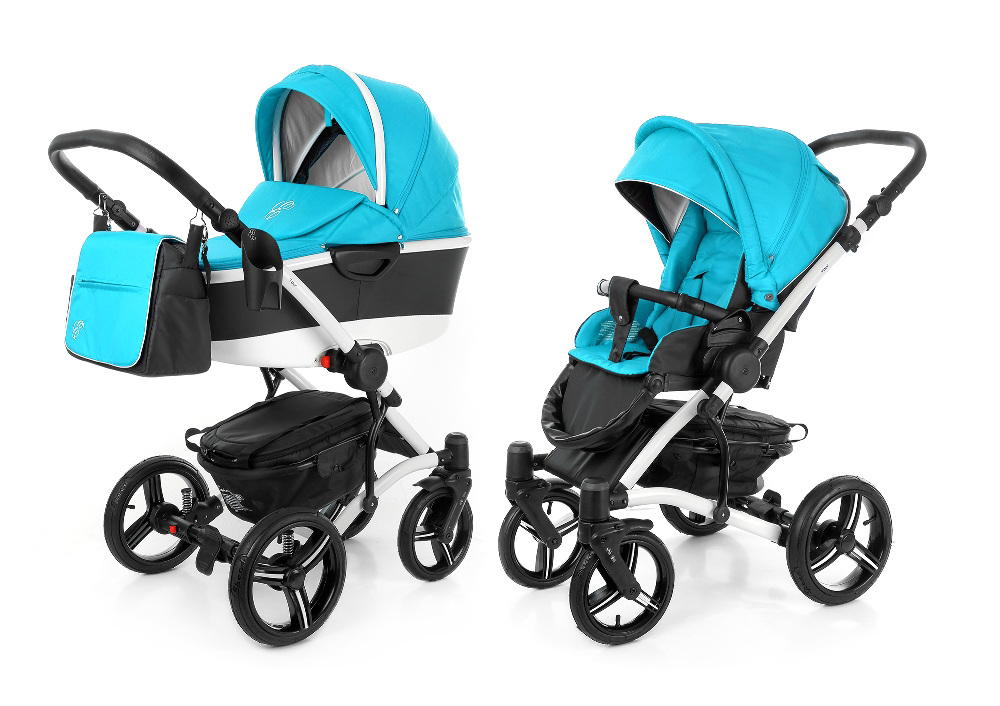 Коляска 2 в 1 Esspero Tour Alu (шасси White) Aqua