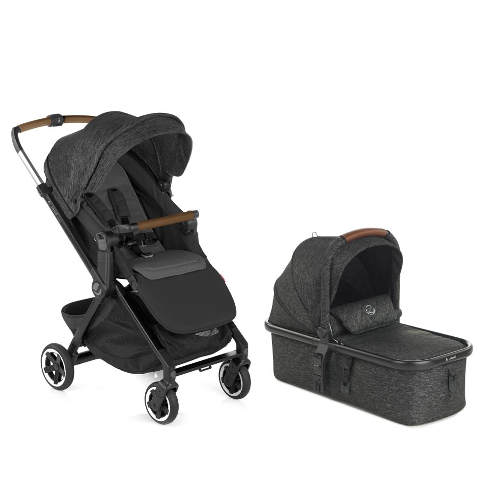 Коляска 2 в 1 Jane Newel Cold Black