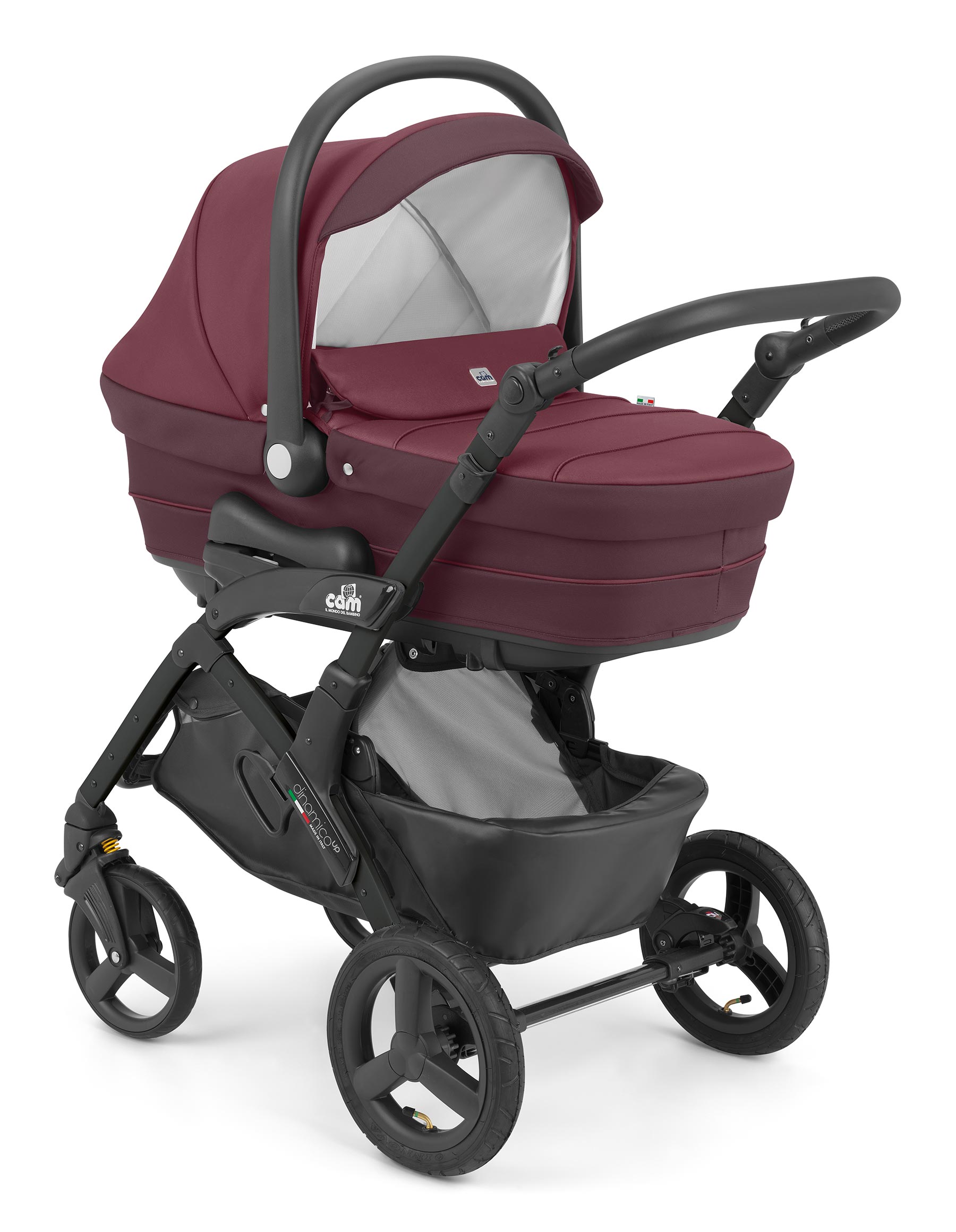 Коляска 3 в 1 Cam Dinamico Up Smart (шасси Black) 684