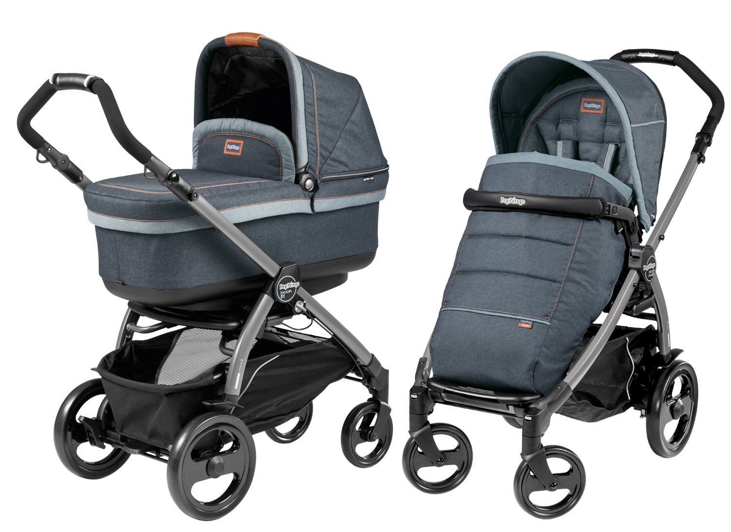 Peg-Perego Book 51 Modular POP UP Blue Denim