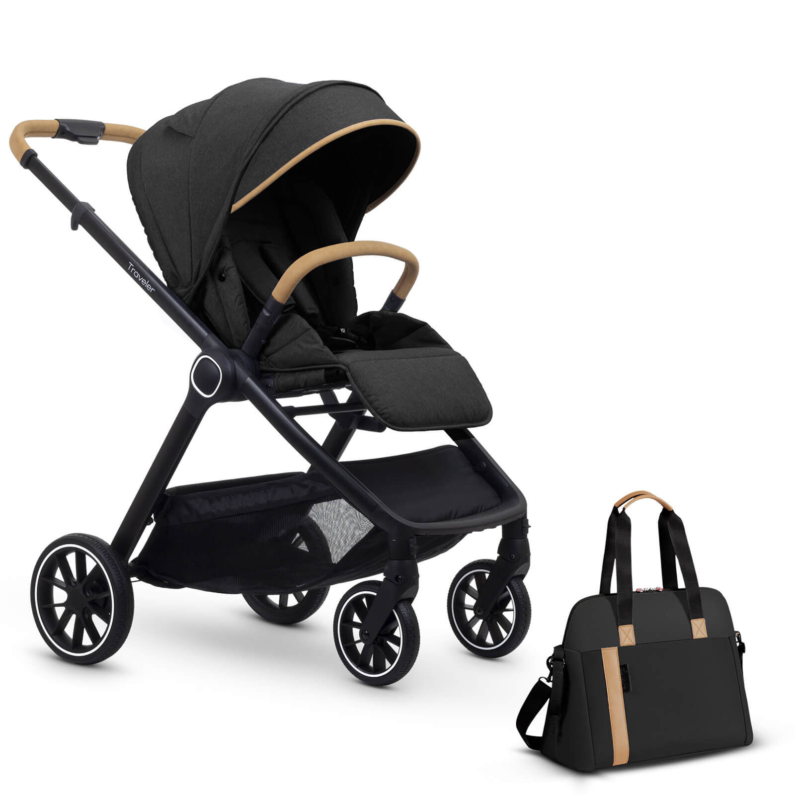 Прогулочная коляска Esspero Traveler + сумка Onyx