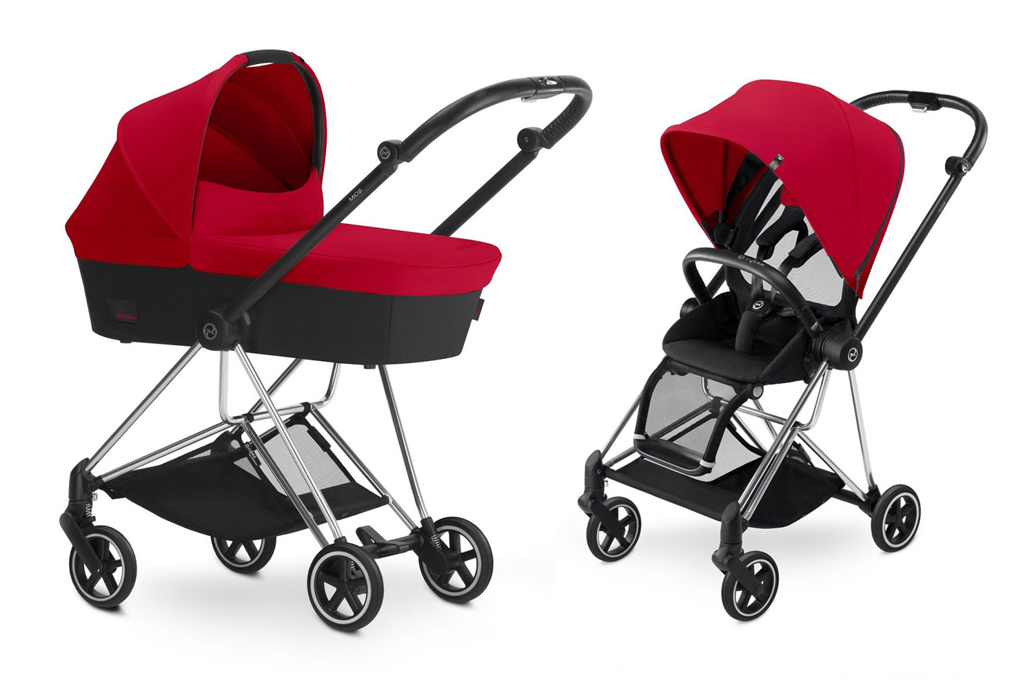 Коляска 2 в 1 Cybex MIOS (шасси Chrome) Infra Red