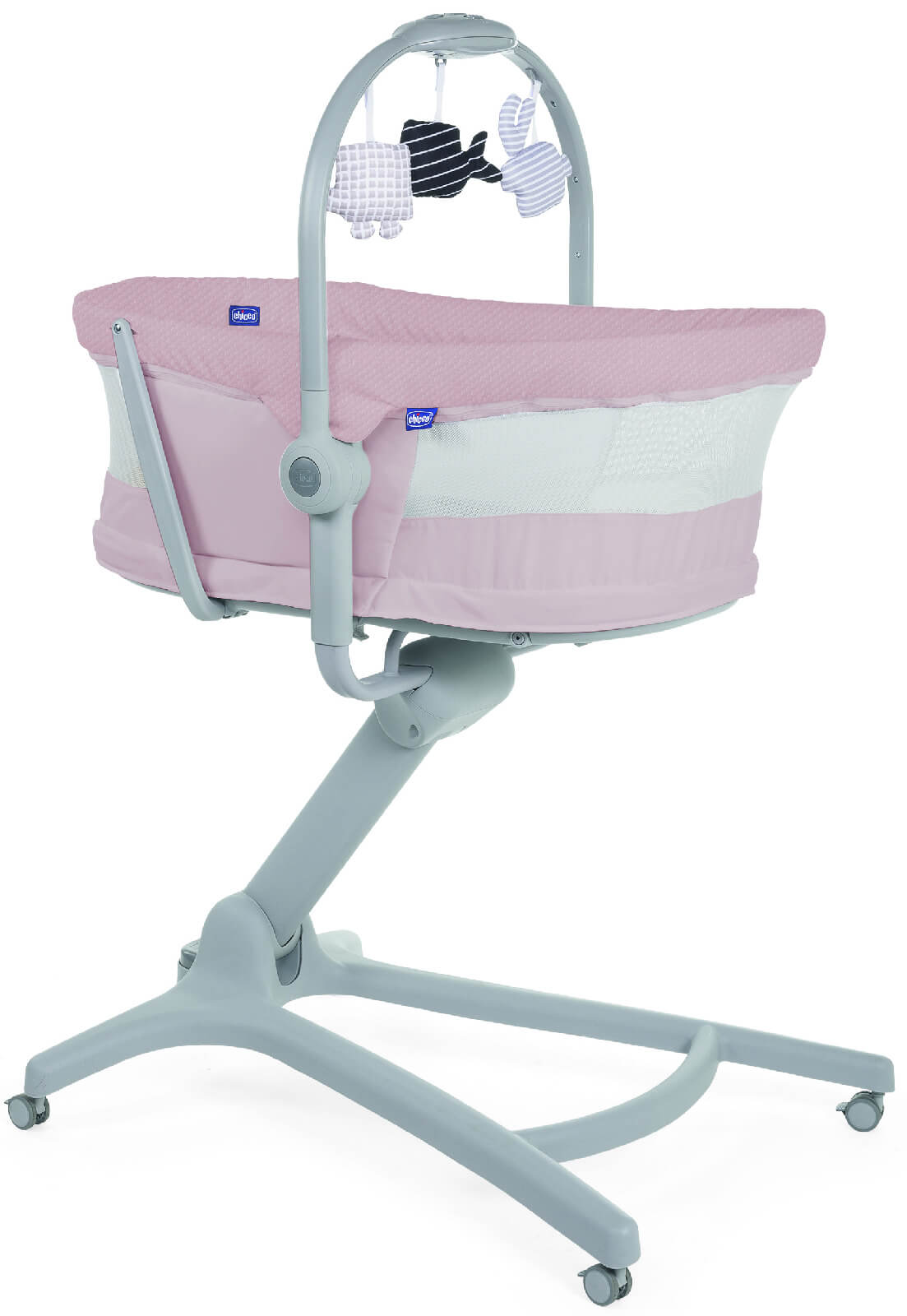 Кроватка-стульчик Chicco Baby Hug 4-в-1 Air Rose