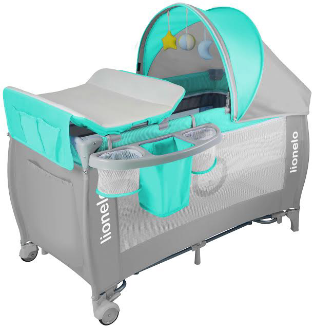 Детский шезлонг Lionelo Sven Plus turquoise
