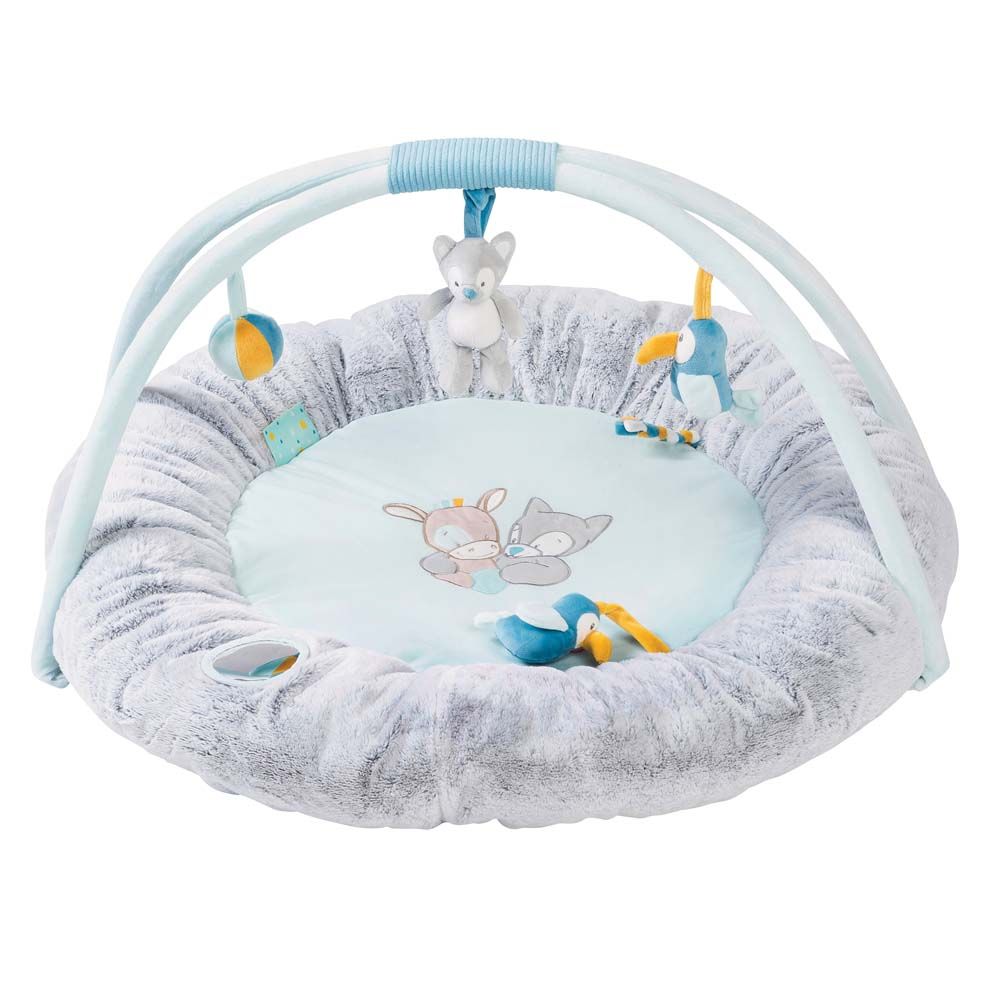 Игровой коврик круглый Nattou Tim Tiloo Лошадка и Волк 498265