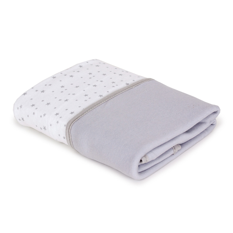 Плед Ceba Baby 90х100 см Small Stars & Grey W-817-083-082-1
