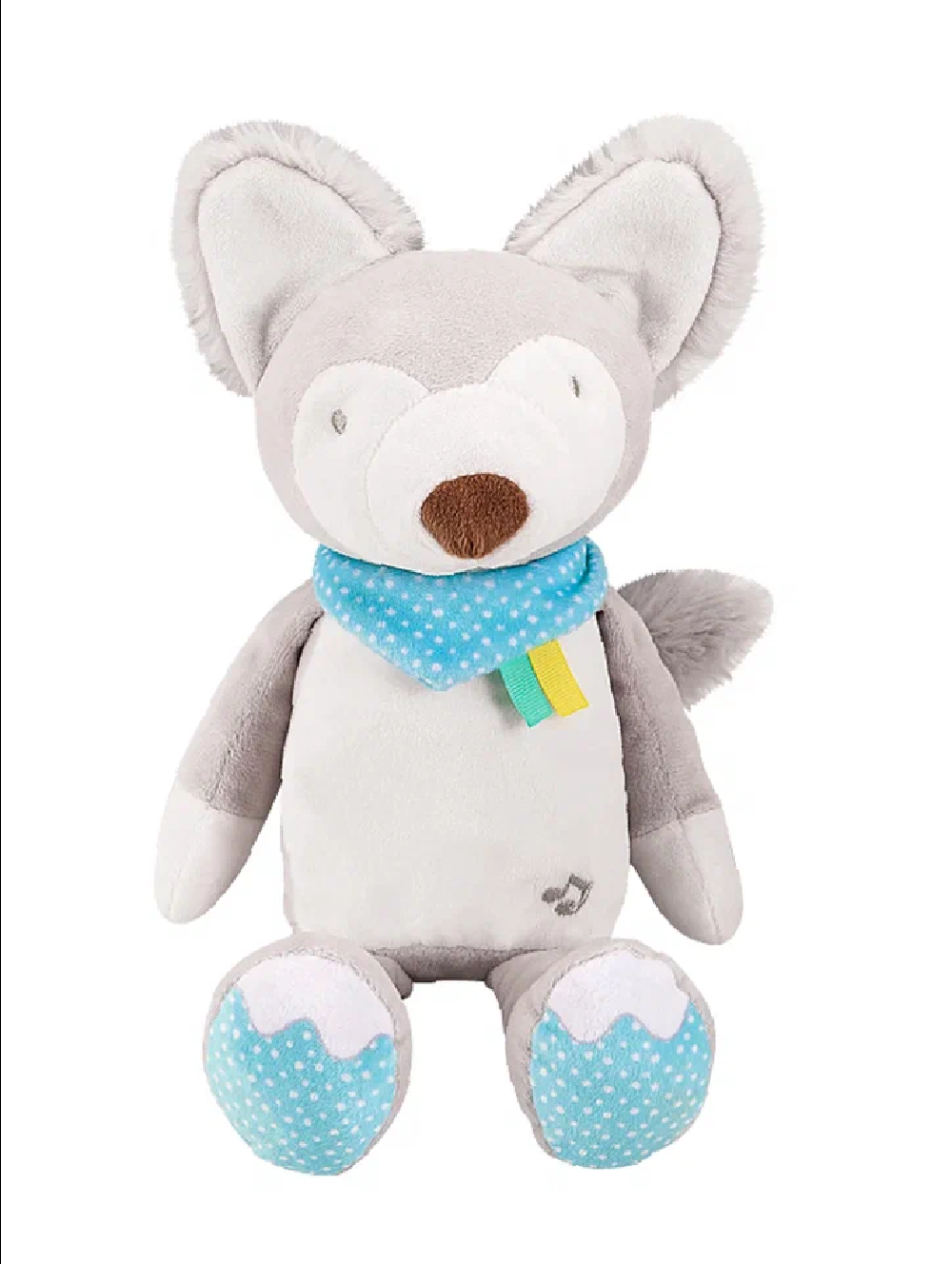Музыкальная игрушка-ночник Amarobaby Buddy Wolf, серый