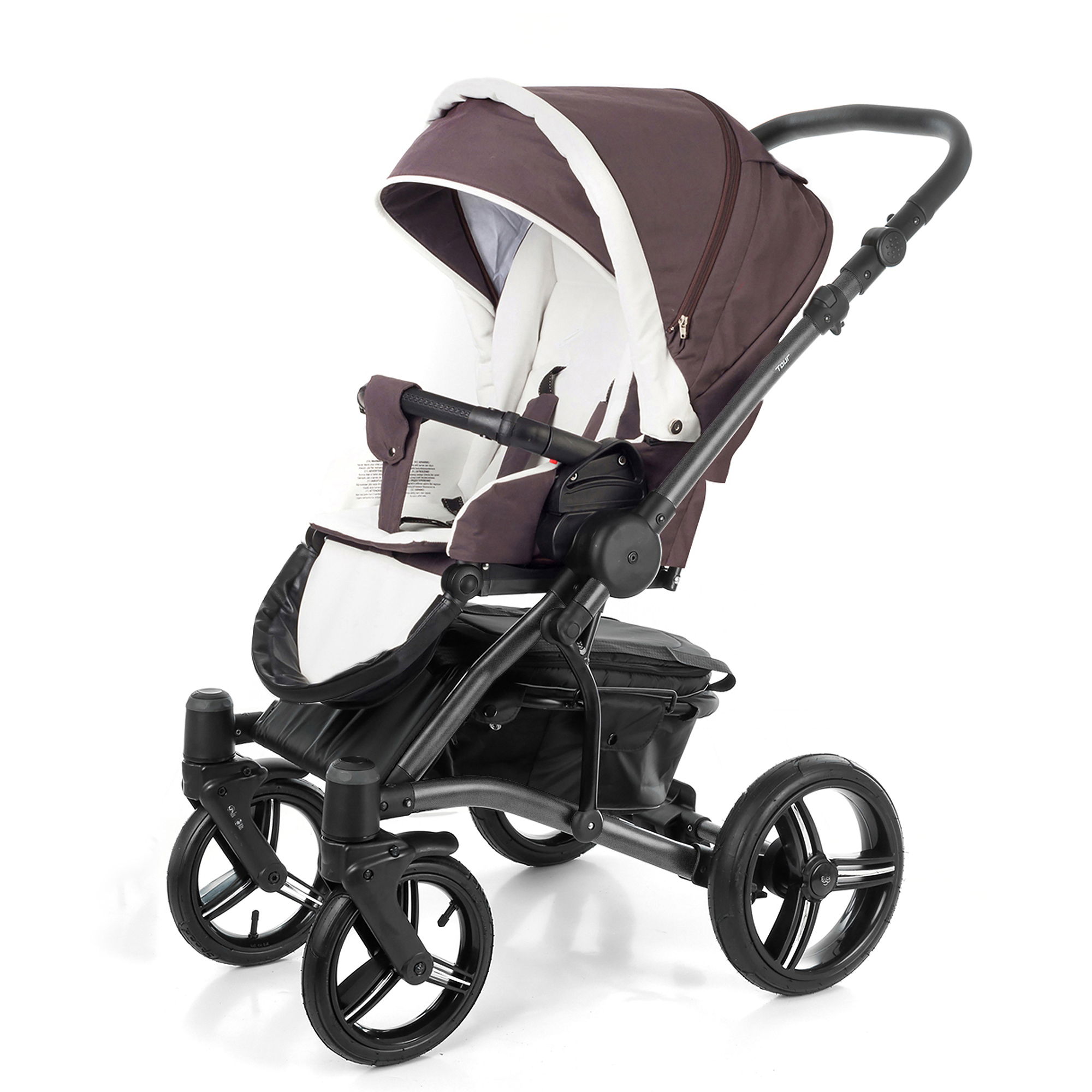 Прогулочная коляска Esspero Tour (шасси Graphite) Brown Lux
