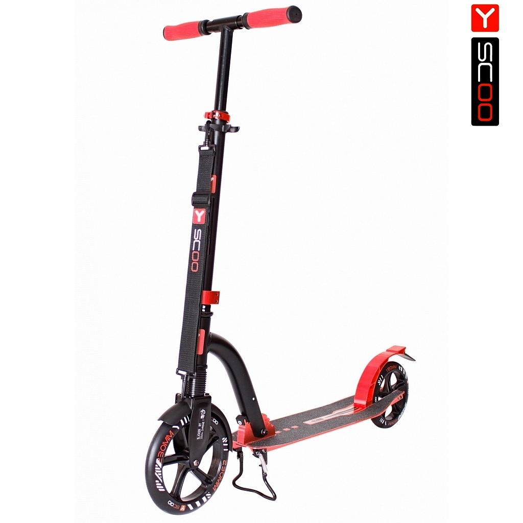 Самокат Y-SCOO RT 230 SLICKER DELUXE NEW Technology red