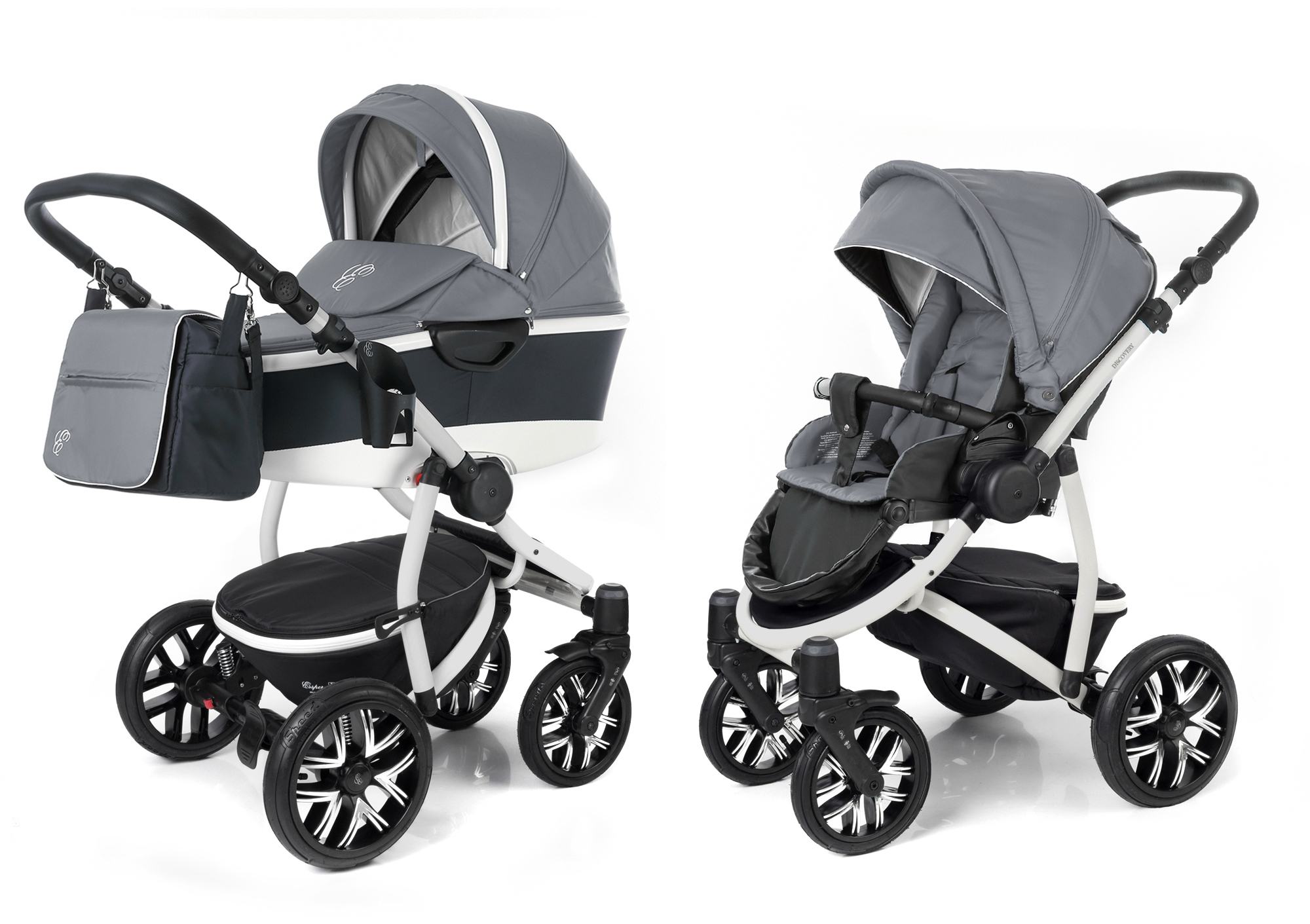 Коляска 2 в 1 Esspero Discovery Alu (шасси Grey) Grey