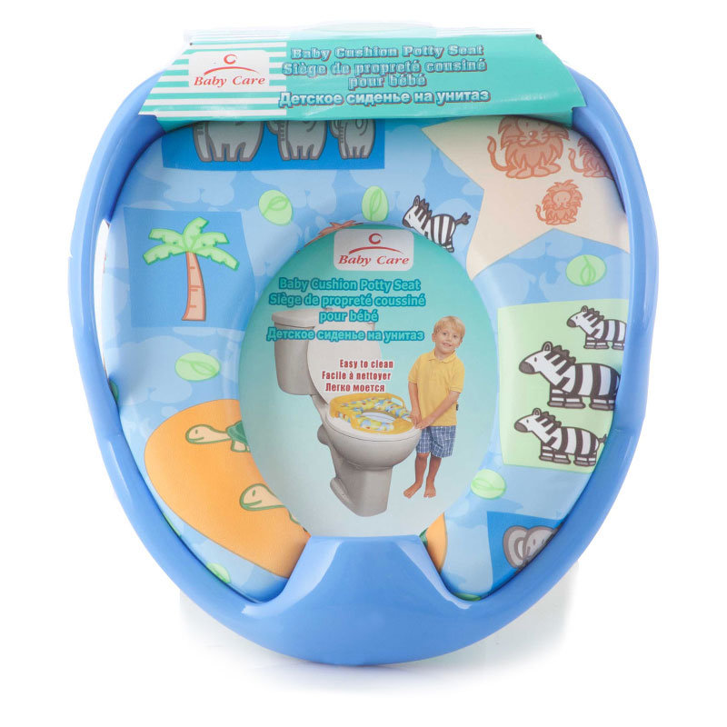 Сиденье для унитаза Baby Care c ручками детское РМ 2399 Синий