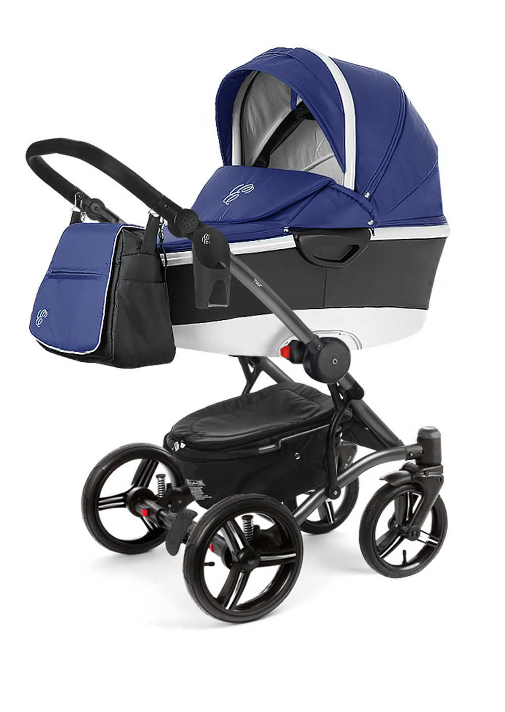 Коляска для новорожденных Esspero Tour Alu (шасси Graphite) Navy