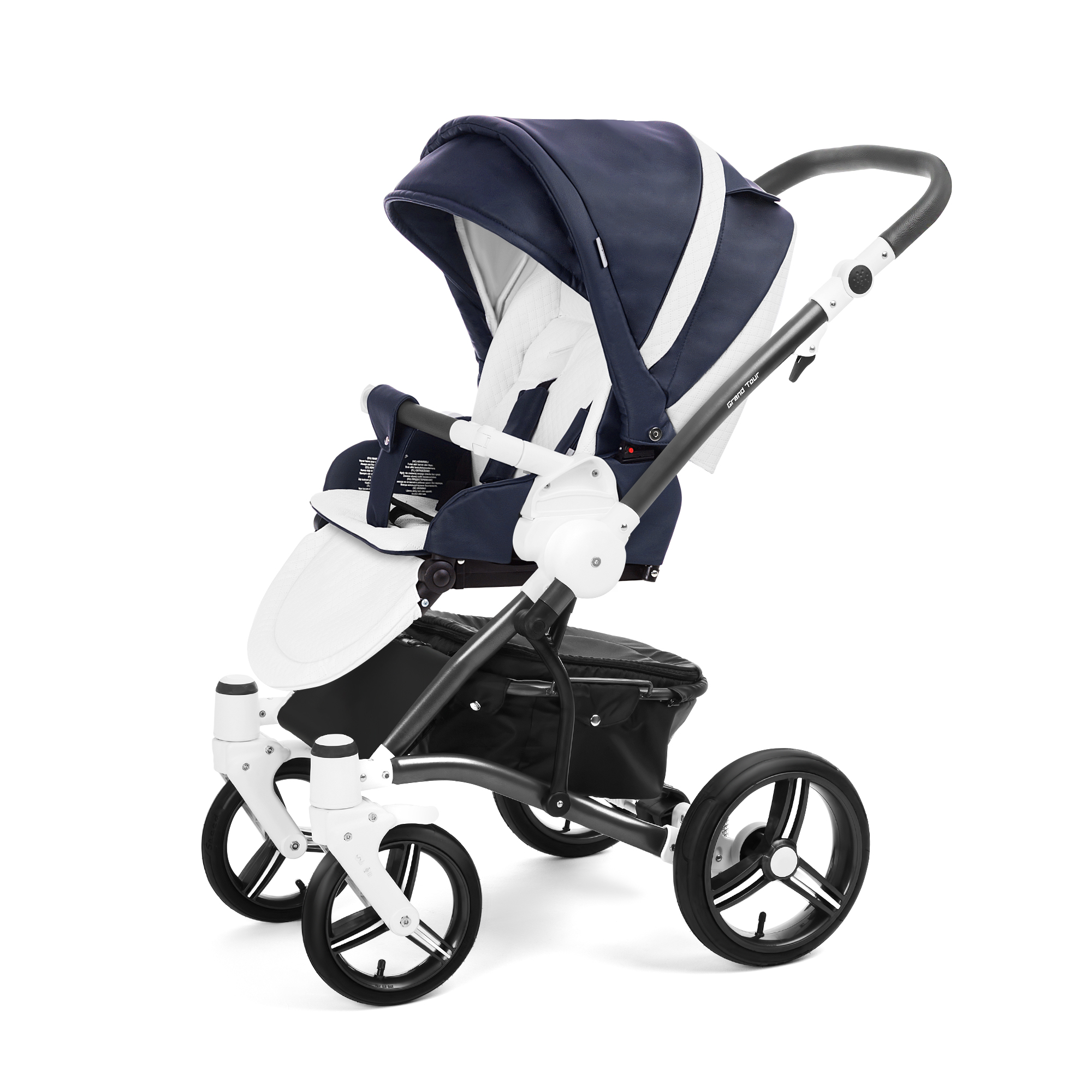 Прогулочная коляска Esspero Grand Tour (шасси Graphite) Nappa Navy