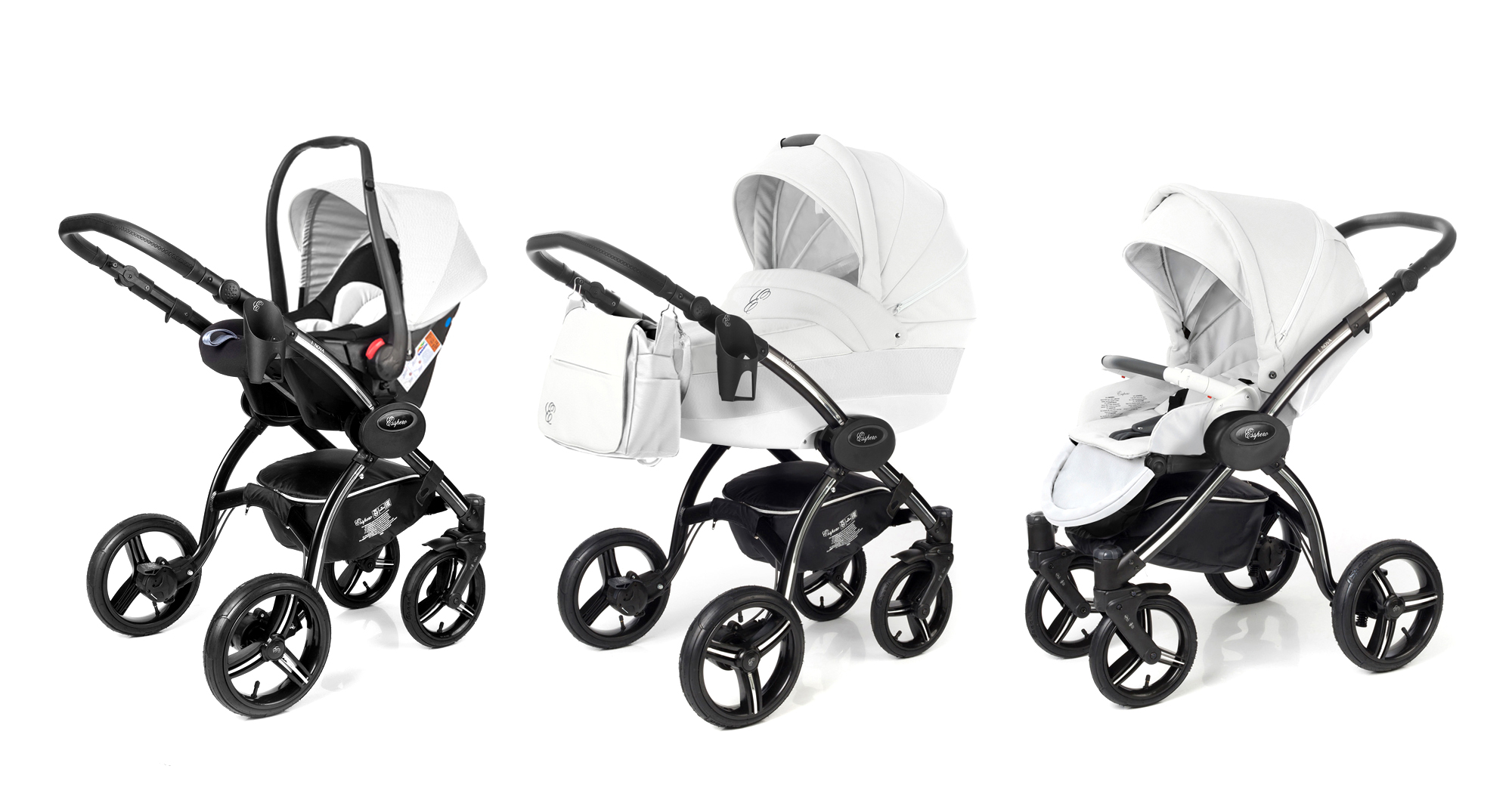 Коляска 3 в 1 Esspero Grand I-Nova (шасси Black) Argtic leatherette