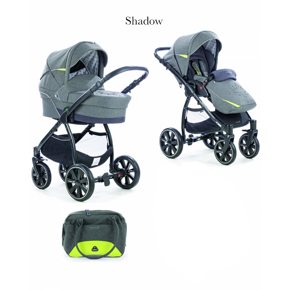 Коляска 2 в 1 Noordi Polaris Comfort Shadow