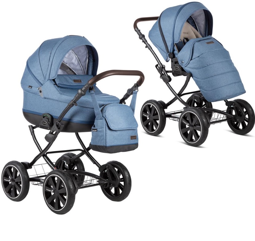 Коляска 2 в 1 Noordi Sole Classic Denim 830/1