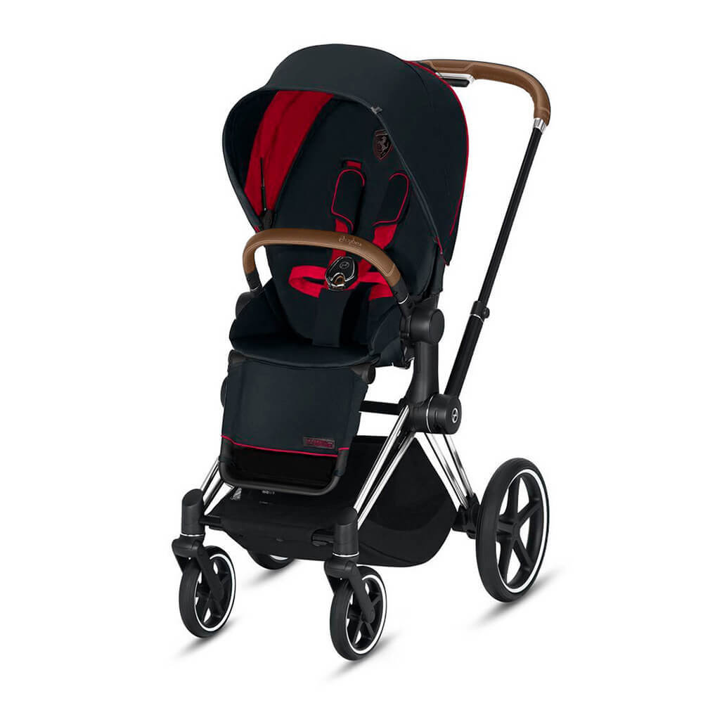 Прогулочная коляска Cybex Priam Ferrari Victory Black (Chrome)