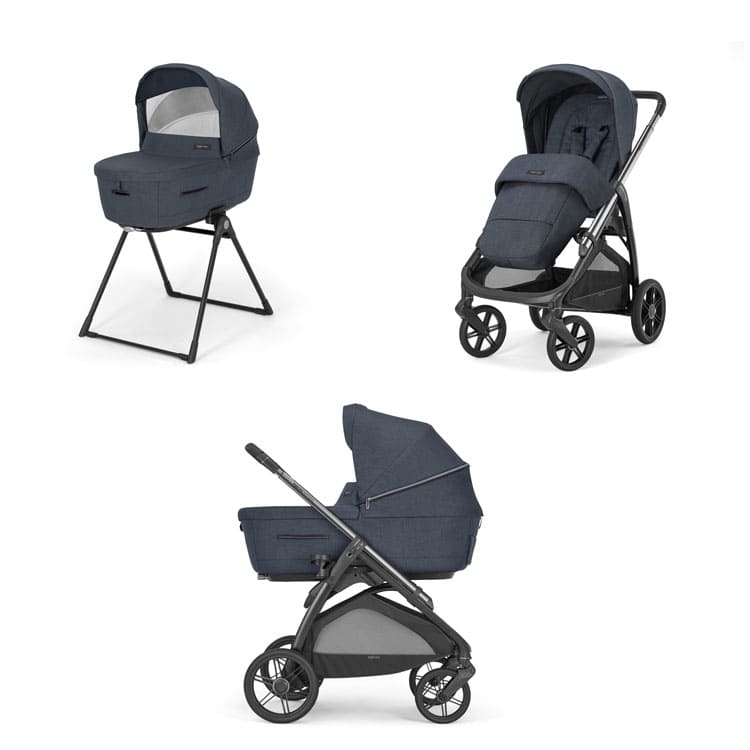 Коляска 2 в 1 Inglesina Aptica с подставкой под люльку Stand Up New Resort Blue
