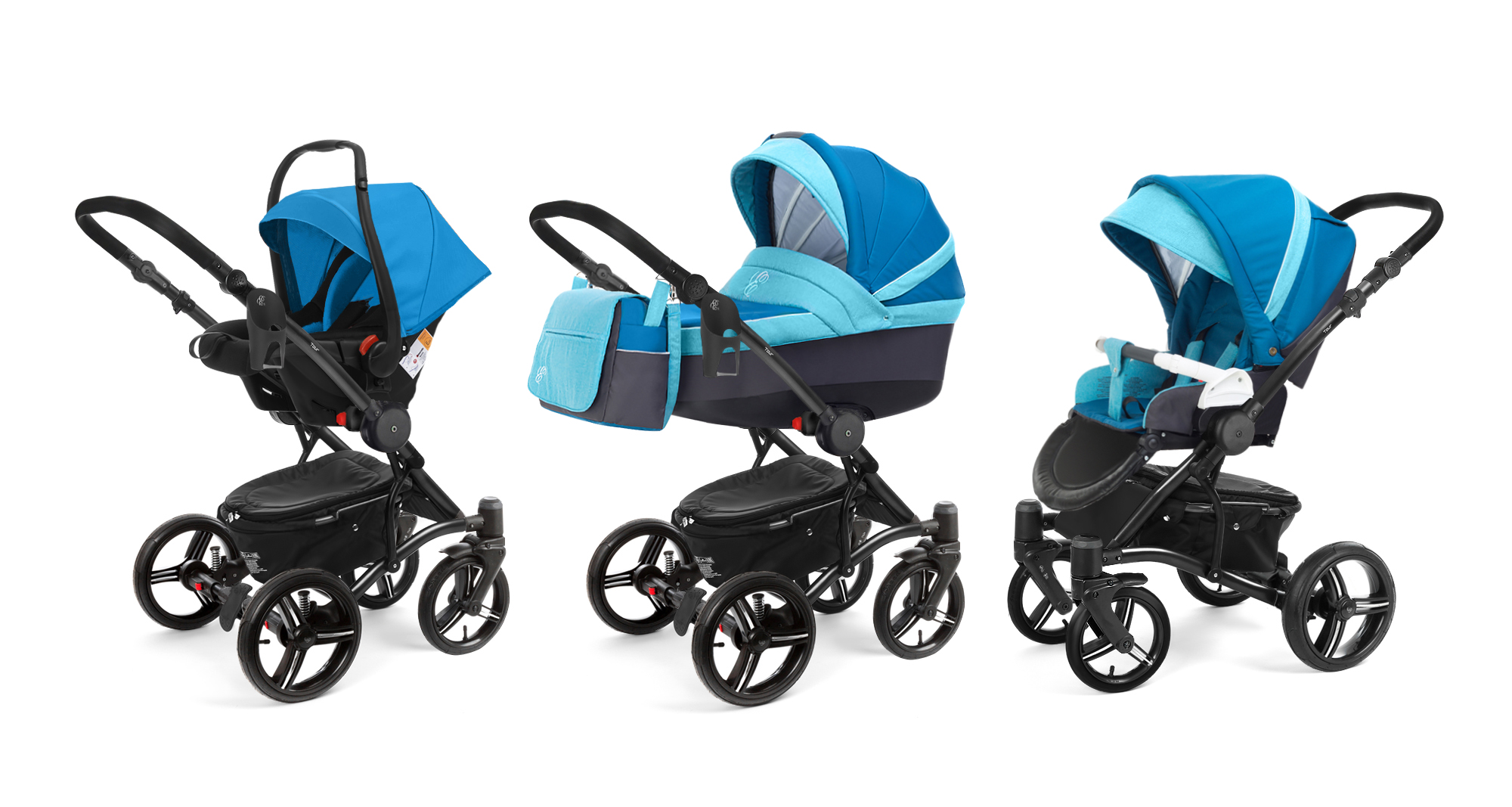 Коляска 3 в 1 Esspero Tour Leatherette (шасси Black) Breeze