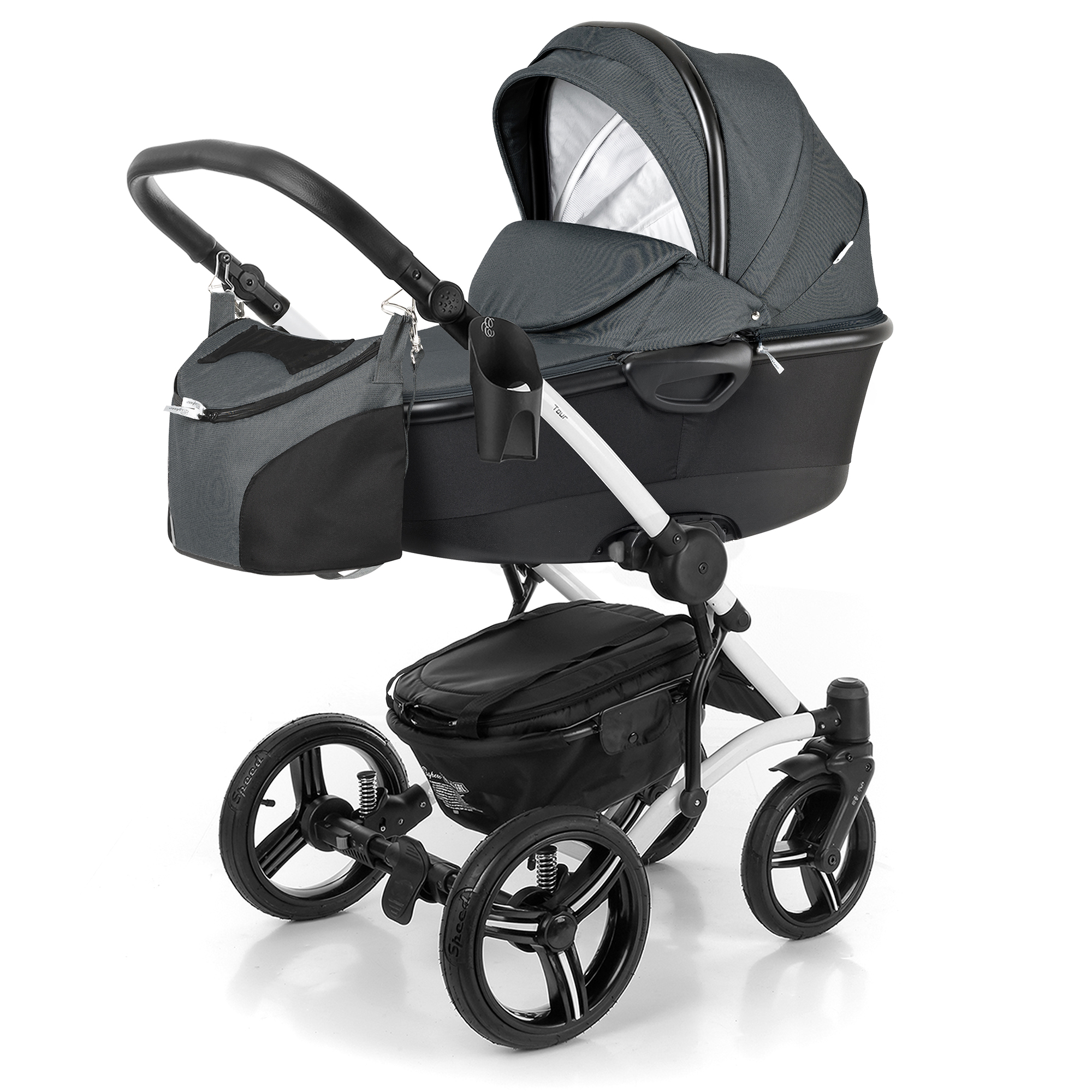 Коляска для новорожденных Esspero Tour Alu (шасси White) Onyx