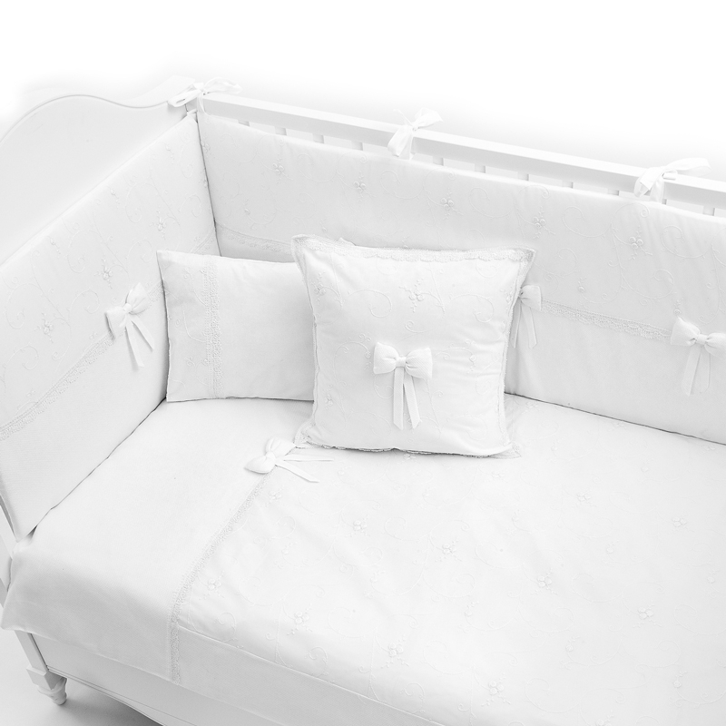 Постельное бельё Funnababy Premium Baby 120x60 5 предметов White
