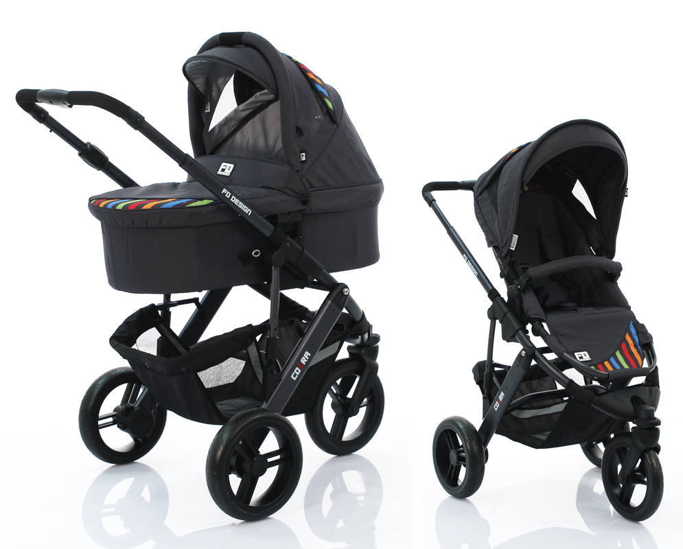 Коляска 2 в 1 FD Design Cobra New Multicolor