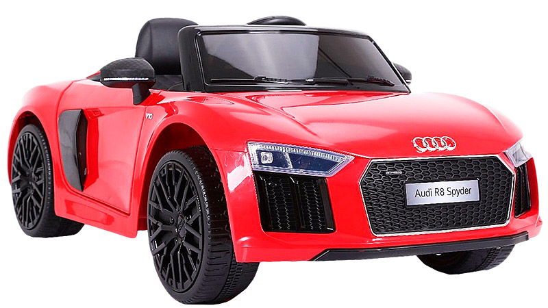 Электромобиль Farfello JJ2198 Audi R8 Spyder красный экокожа