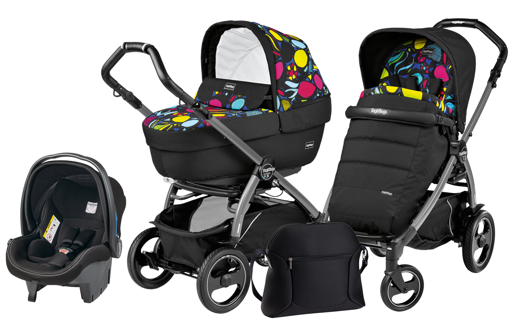 Коляска 3 в 1 Peg Perego Book 51 S Elite Set Modular (шасси Jet) Manri
