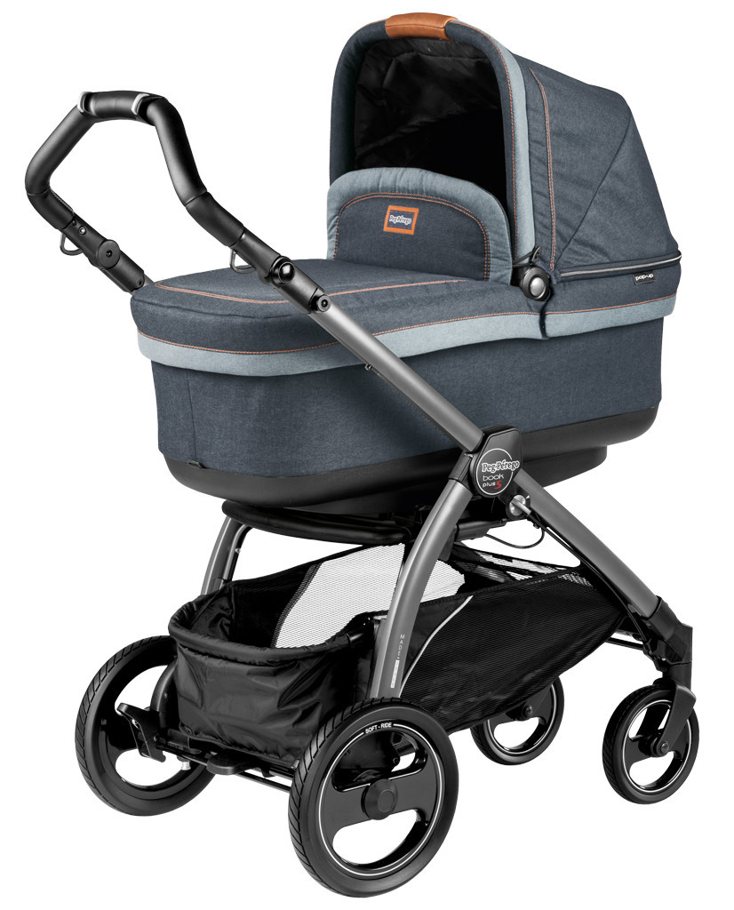 Коляска для новорожденных Peg-Perego Book Plus S POP UP Blue Denim
