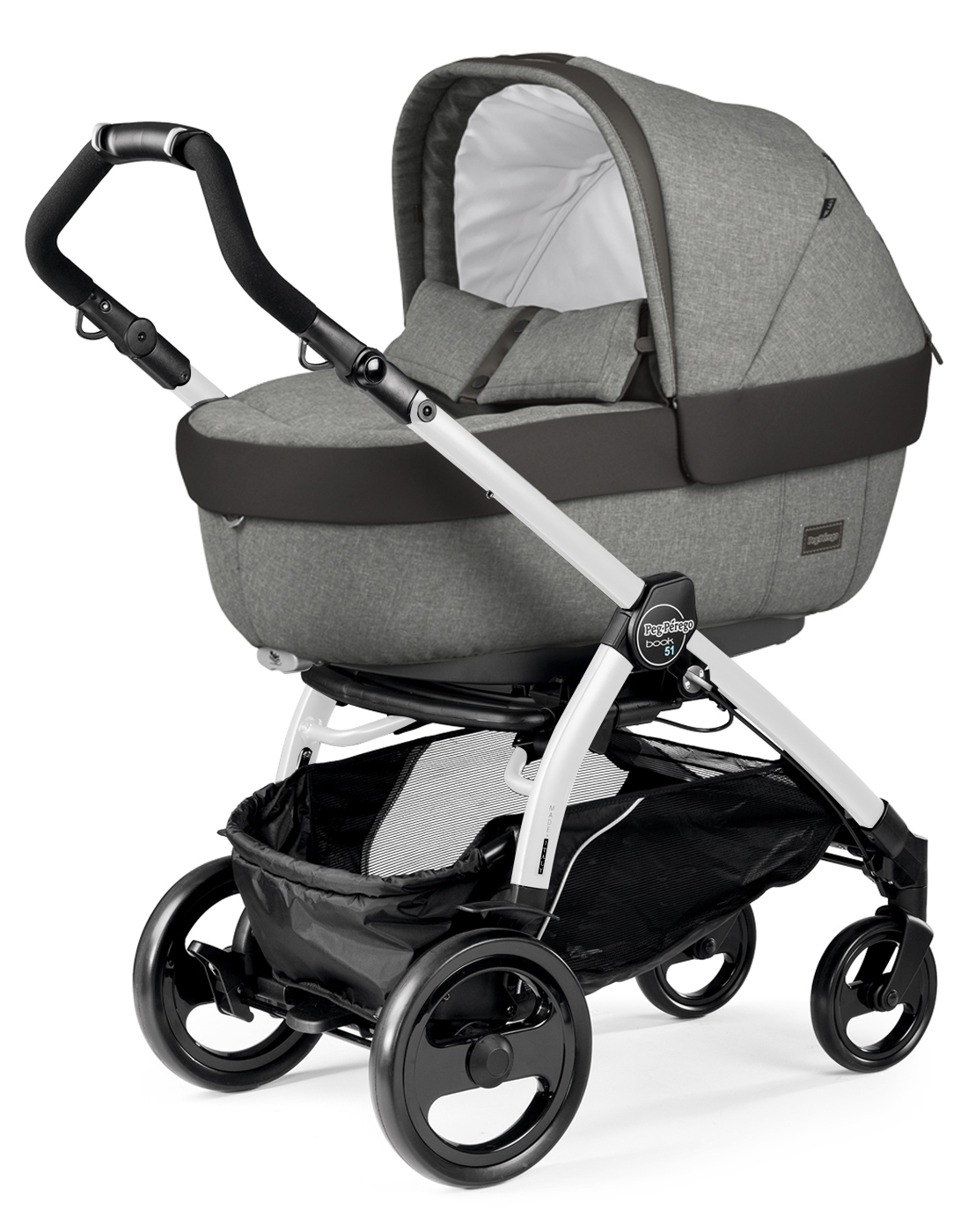 Коляска для новорожденных Peg Perego Book 51 Elite (шасси White/Black) Atmosphere