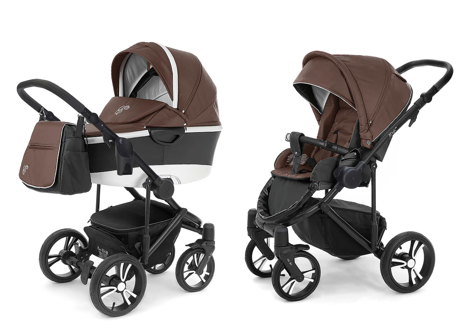Коляска 2 в 1 Esspero Magic Pro Alu (шасси Black) Brown