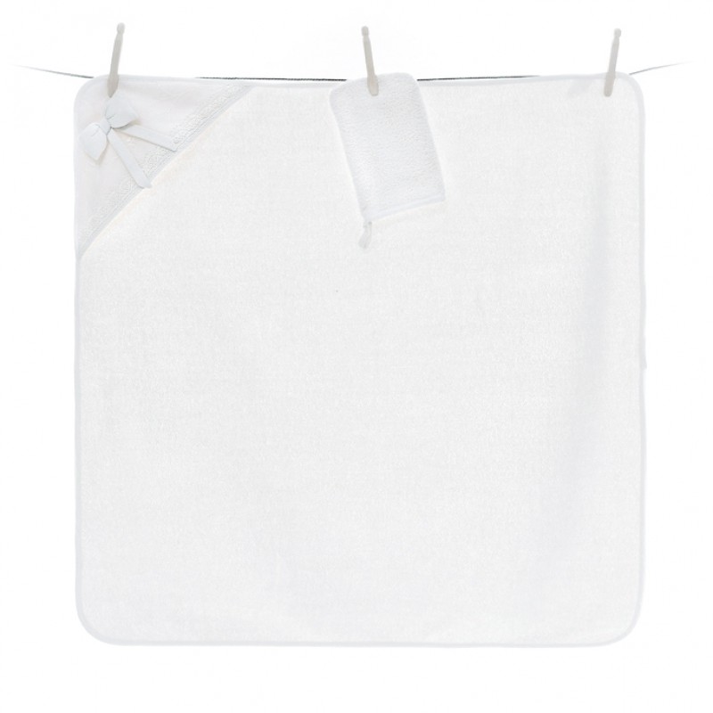 Полотенце-уголок Fiorellino Premium Baby 90x90 см Белый