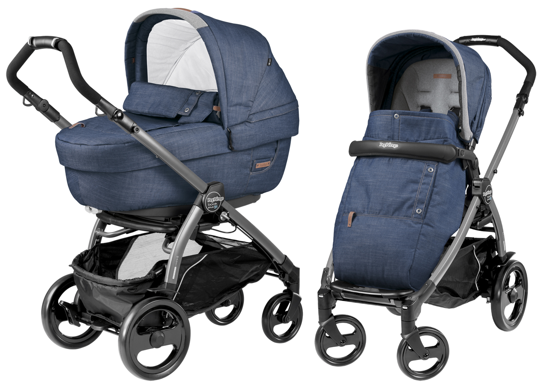 Peg-Perego Book Plus 51 Modular Urban Denim