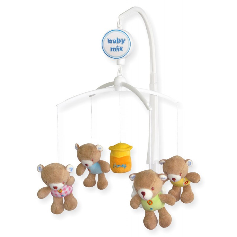 Музыкальная карусель Baby Mix Мишки с медом