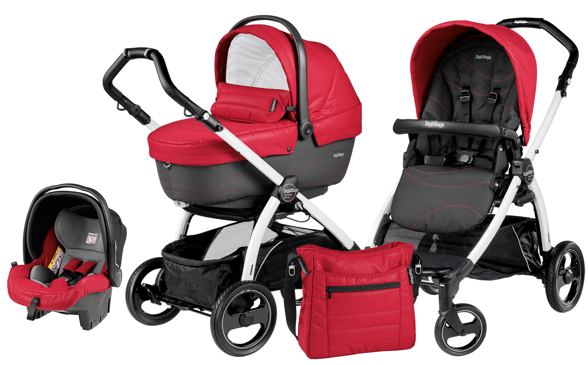 Peg-Perego Book Plus S Modular System Bloom Red
