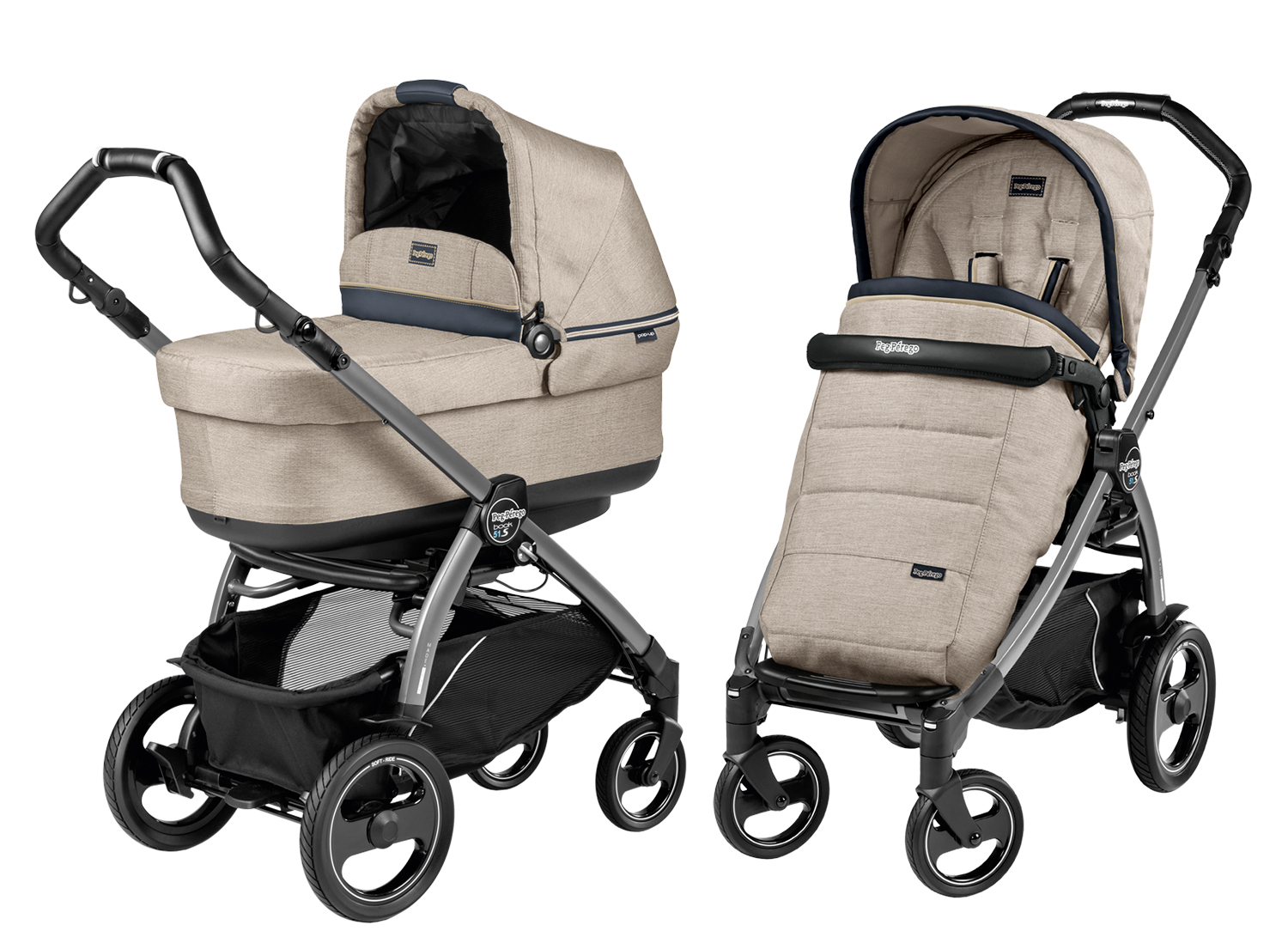 Peg-Perego Book Plus S Modular POP UP Luxe Beige
