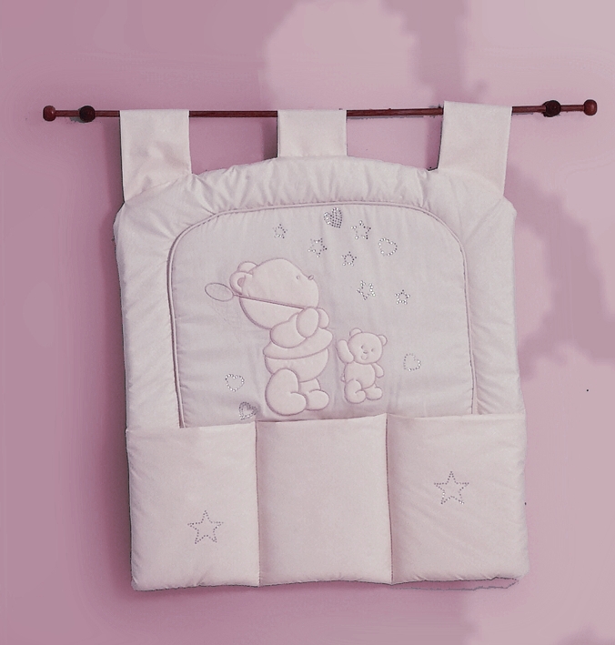 Панно с карманами Roman Baby POLVERE DI STELLE Pink (Розовый)