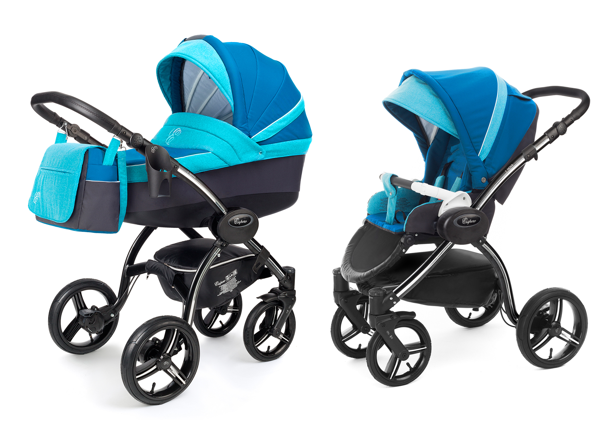 Коляска 2 в 1 Esspero Grand I-Nova (шасси Black) Breeze