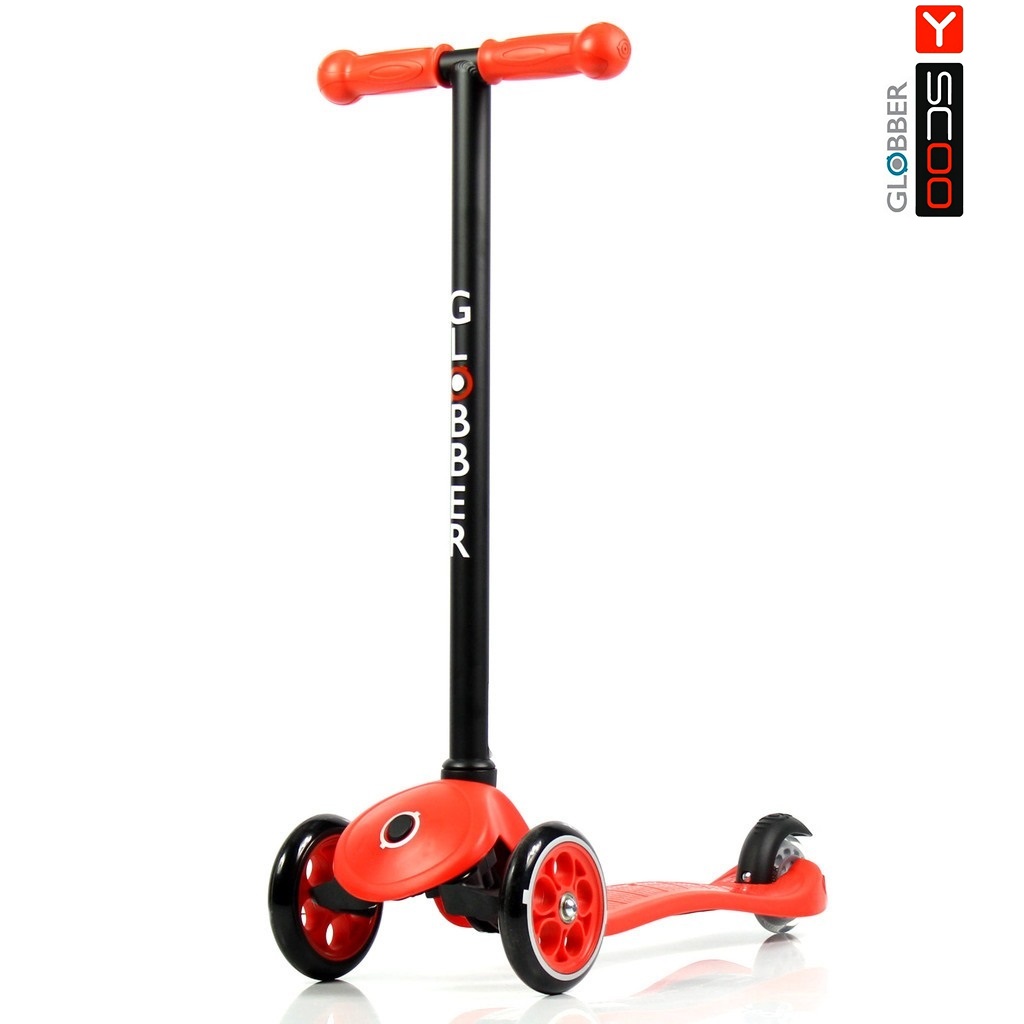 Самокат Y-SCOO RT GLOBBER My free FIXED Red