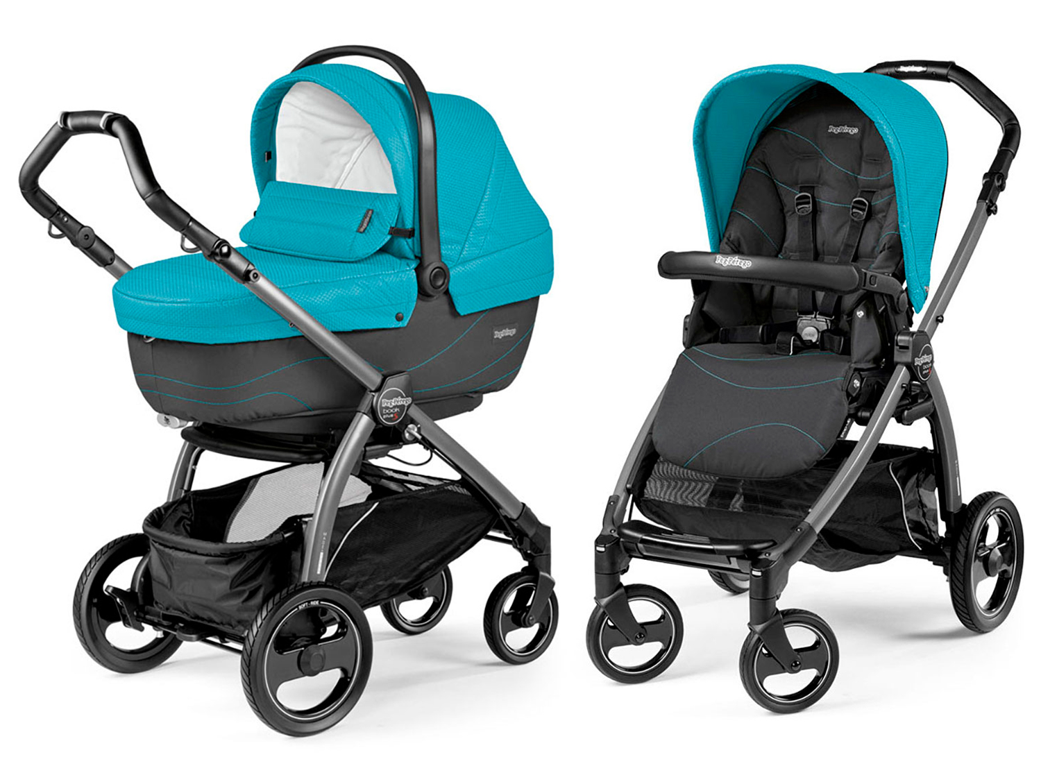 Коляска 2 в 1 Peg-Perego Book Plus S Bloom Scuba