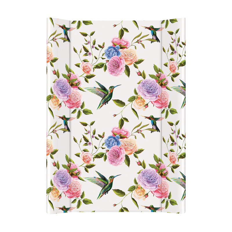 Пеленальный матрац без изголовья Ceba Baby Flora Fauna 70 см на кровать Flores W-200-099-546