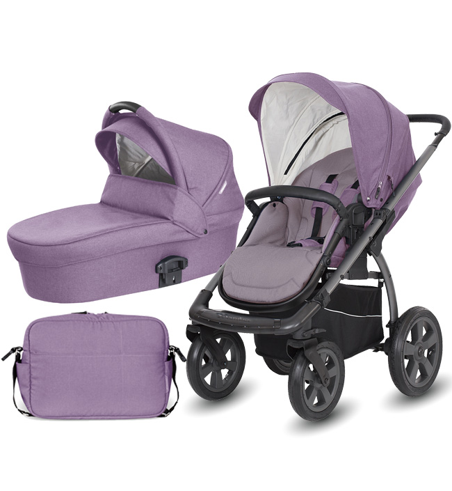 Коляска 2 в 1 X-Lander X-Move Dusk Violet с сумкой
