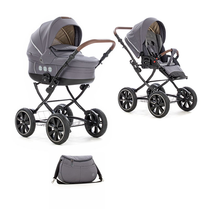 Коляска 2 в 1 Noordi Fjordi Classic Deep Grey 851/1