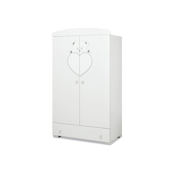 Детская комната Erbesi серия Cucciolo Шкаф Cucciolo White (белый)