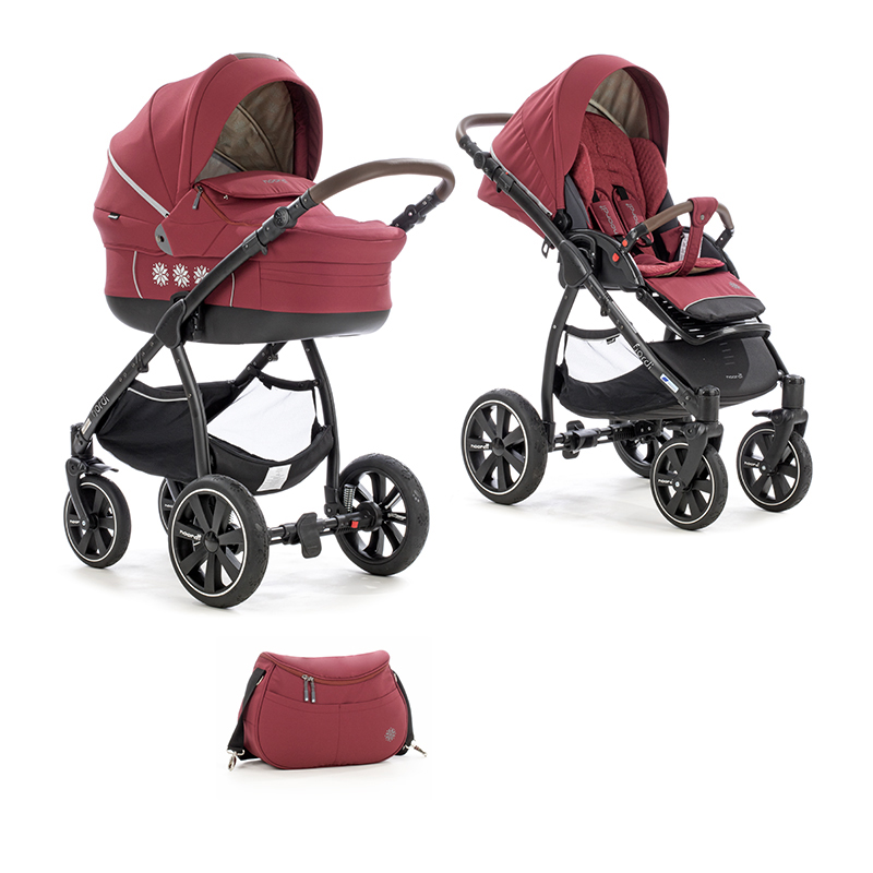 Коляска 2 в 1 Noordi Fjordi Sport Burnt Rouge 856